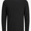 Jack & Jones JJEBASIC O-NECK TEE L/S NOOS - BLACK