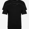Jack & Jones JACBASIC CREW NECK TEE SS 2 PACK - BLACK -Jack & Jones Myynti jj12133913 cblack v178012