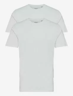 Jack & Jones JACBASIC CREW NECK TEE SS 2 PACK - WHITE