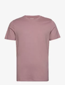 Jack & Jones JJEORGANIC BASIC TEE SS O-NECK - DEAUVILLE MAUVE