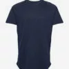 Jack & Jones JJECURVED TEE SS O-NECK - NAVY BLAZER