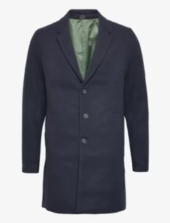 Jack & Jones JJEMOULDER WOOL COAT - NAVY BLAZER