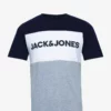 Jack & Jones JJELOGO BLOCKING TEE SS NOOS - NAVY BLAZER -Jack & Jones Myynti jj12173968 cnavyblazer v175876slimfit