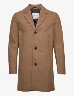 Jack & Jones JWHMORTEN WOOL COAT - KHAKI
