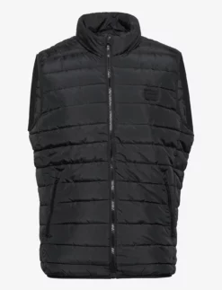 Jack & Jones JWHWING BODY WARMER COLLAR - BLACK