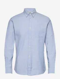 Jack & Jones JJEOXFORD SHIRT LS NOOS - CASHMERE BLUE