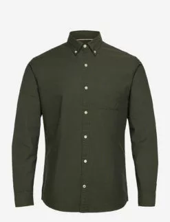 Jack & Jones JJEOXFORD SHIRT LS NOOS - FOREST NIGHT
