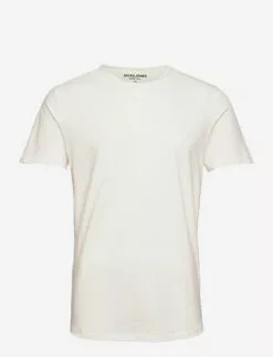 Jack & Jones JJEBASHER TEE O-NECK SS NOOS - CLOUD DANCER