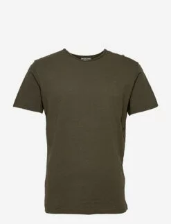 Jack & Jones JJEBASHER TEE O-NECK SS NOOS - FOREST NIGHT