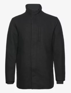 Jack & Jones JJEDUNHAM WOOL JACKET - BLACK