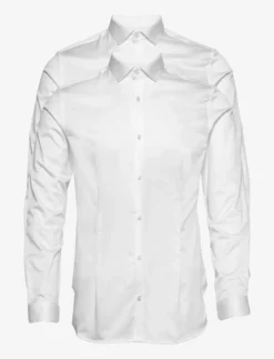 Jack & Jones JPRBLAPARMA SHIRT L/S 2-PACK - WHITE