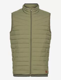 Jack & Jones JJ WIPER LIGHT BODYWARMER - DUSTY OLIVE