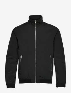 Jack & Jones JJERUSH HARRINGTON BOMBER NOOS - BLACK