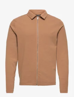 Jack & Jones JPRBLAJONATHAN SPRING SWEAT JACKET - TOASTED COCONUT