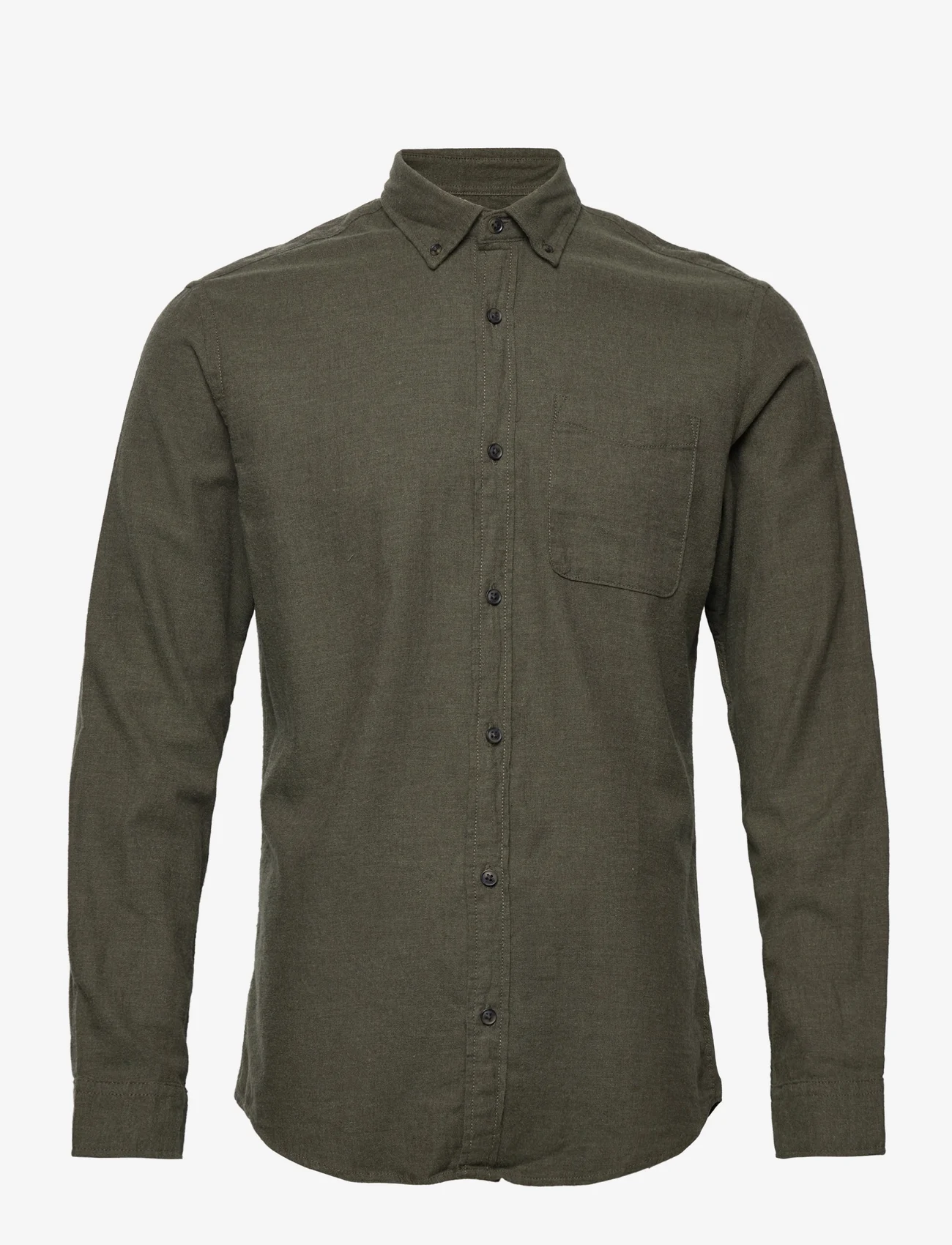Jack & Jones JJECLASSIC MELANGE SHIRT L/S AU22 SN - ROSIN 3 Jack & Jones JJECLASSIC MELANGE SHIRT L/S AU22 SN - ROSIN