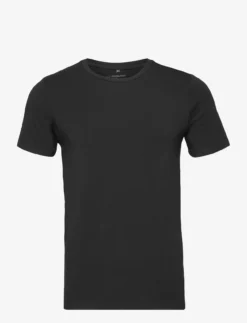 Jack & Jones JACBAMBOO TEE LN - BLACK