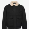 Jack & Jones JJTOM WOOL BOMBER - BLACK