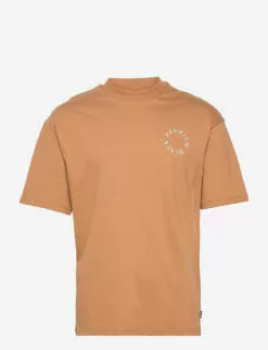 Jack & Jones JPRBLAKAM OCEAN BACK TEE SS CN LN - TOASTED COCONUT