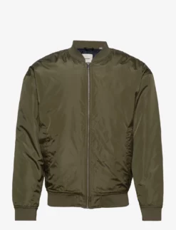 Jack & Jones JWHCLAY PADDED BOMBER - OLIVE NIGHT