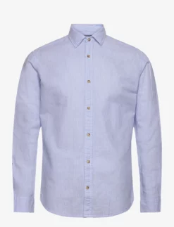Jack & Jones JJESUMMER SHIRT L/S S23 SN - CASHMERE BLUE