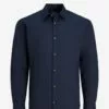 Jack & Jones JJESUMMER SHIRT L/S S23 SN - NAVY BLAZER -Jack & Jones Myynti jj12220134 cnavyblazer v175876slimfit