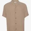 Jack & Jones JJEJEFF RESORT SHIRT SS SN - CROCKERY