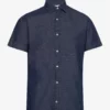 Jack & Jones JJPLAIN KANSAS DENIM SHIRT SS - DARK BLUE DENIM -Jack & Jones Myynti jj12220478 cdarkbluedenim v175796