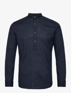 Jack & Jones JJSLUB TUNIC SHIRT LS - NAVY BLAZER