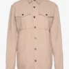 Jack & Jones JWHROYAL SOLID OVERSHIRT LS CPO - SILVER MINK