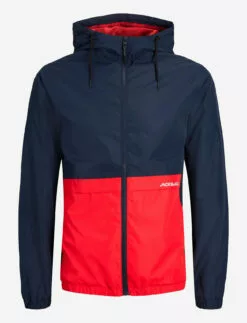 Jack & Jones JWHBARTON LIGHT JACKET HOOD - NAVY BLAZER