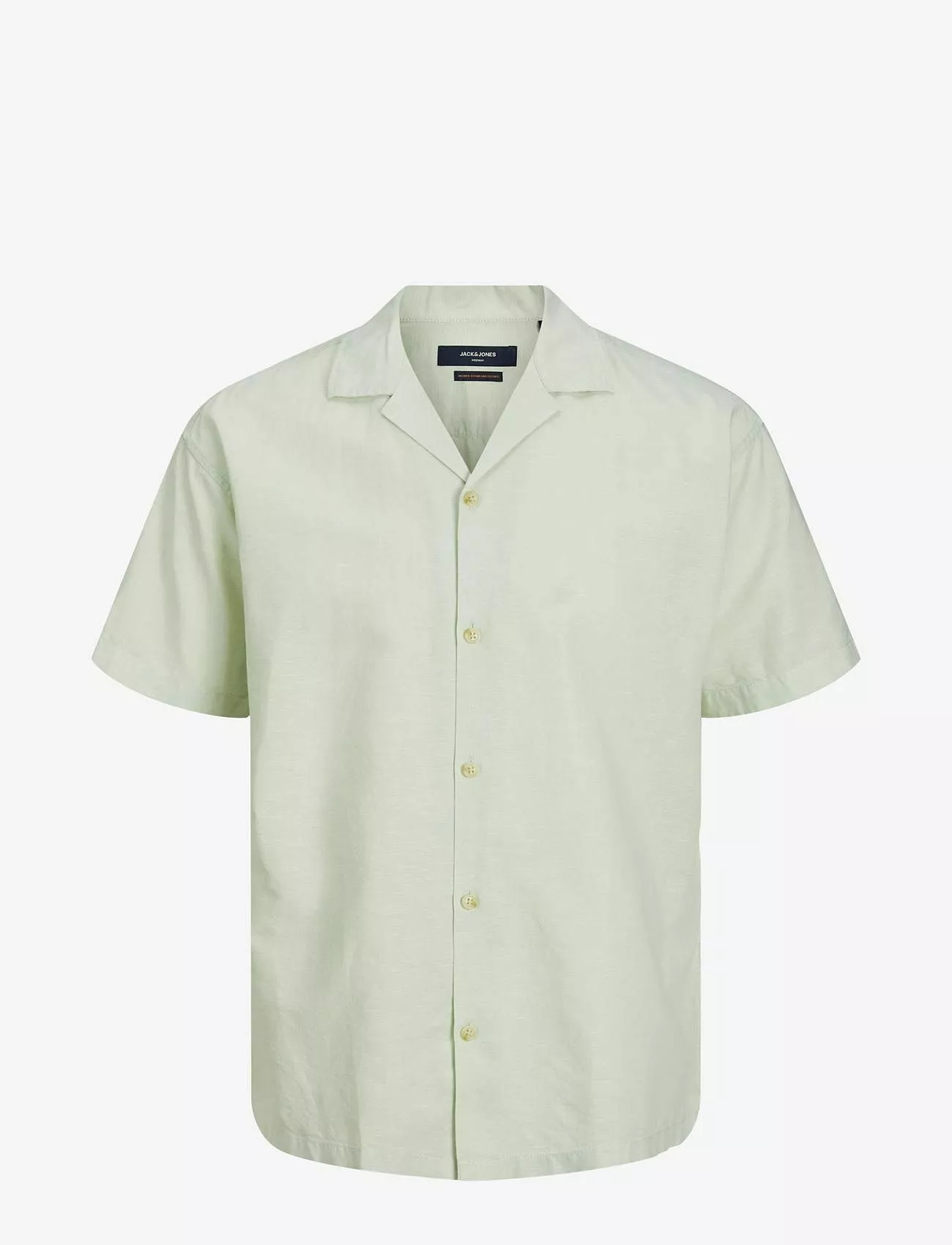 Jack & Jones JPRBLUSUMMER LINEN RESORT SHIRT S/S SN - DESERT SAGE 3 Jack & Jones JPRBLUSUMMER LINEN RESORT SHIRT S/S SN - DESERT SAGE