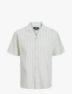 Jack & Jones JPRBLUSUMMER LINEN RESORT SHIRT S/S SN - SAND