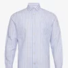 Jack & Jones JPRBLUSUMMER LINEN STRIPE SHIRT L/S - CASHMERE BLUE -Jack & Jones Myynti jj12227835 ccashmereblue v175775slimfit