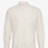 Jack & Jones JPRBLUSUMMER LINEN STRIPE SHIRT L/S - SAND