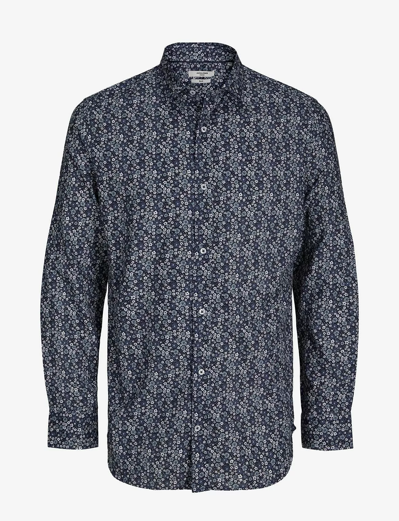 Jack & Jones JPRBLASCANDIC PRINT SHIRT L/S LN - NAVY BLAZER 3 Jack & Jones JPRBLASCANDIC PRINT SHIRT L/S LN - NAVY BLAZER