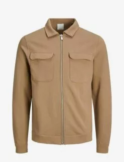 Jack & Jones JPRBLACRAIG SWEAT OVERSHIRT - PETRIFIED OAK