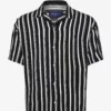Jack & Jones JORLUKE PALMA STRIPE SHIRT SS - DARK NAVY -Jack & Jones Myynti jj12233537 cdarknavy v175697
