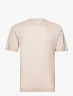 Jack & Jones JPRMARCO KNIT CREW NECK SS - MOONBEAM