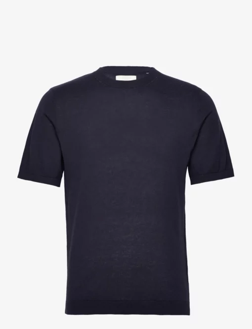 Jack & Jones JPRMARCO KNIT CREW NECK SS - NIGHT SKY -Jack & Jones Myynti jj12234141 cnightsky v175879
