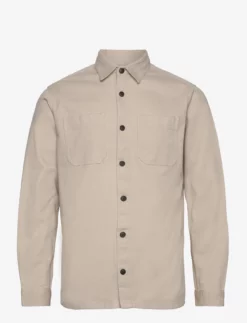 Jack & Jones JORGORDON TWILL SHIRT LS EX4 22 LN - MOONBEAM