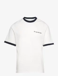 Jack & Jones JORDON TEE SS CREW NECK EX1 23 - CLOUD DANCER