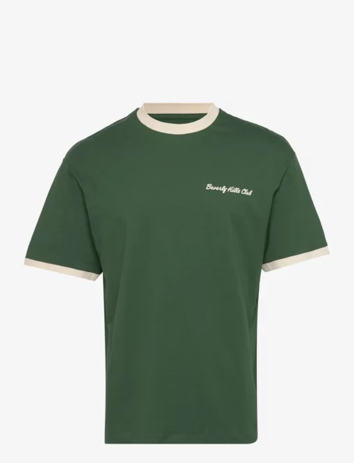 Jack & Jones JORDON TEE SS CREW NECK EX1 23 - DARK GREEN -Jack & Jones Myynti jj12237453 cdarkgreen v176422relaxed