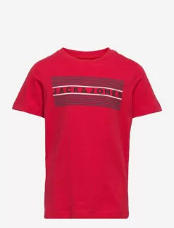 Jack & Jones JJECORP LOGO TEE SS O-NECK NOOS JNR - TRUE RED