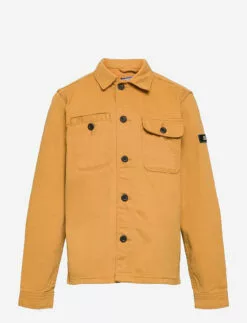 Jack & Jones JCOBEN CLASSIC OVERSHIRT LS JR - HONEY MUSTARD