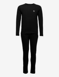 Jack & Jones JACRICKO OT LW LS TEE & PANTS SET JR - BLACK