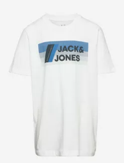 Jack & Jones JCOBOOSTER TEE SS CREW NECK FEB 22 JNR - WHITE