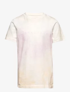 Jack & Jones JORSOLAR TIE DYE TEE SS CREW NECK LN JNR - WHITE