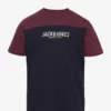 Jack & Jones JJEDAN BLOCKING TEE SS O-NECK NOOS JNR - NAVY BLAZER -Jack & Jones Myynti jjj12212182 cnavyblazer v1140285872