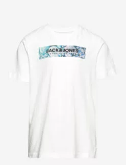 Jack & Jones JCOANNIV TEE SS CREW NECK LN JNR - WHITE