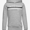 Jack & Jones JJIRON SWEAT HOOD JNR - LIGHT GREY MELANGE -Jack & Jones Myynti jjj12213277 clightgreymelange v179085